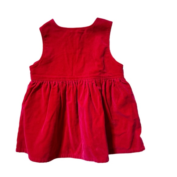 Vintage Baby dress, velour, Valentine’s Day - Picture 4 of 4